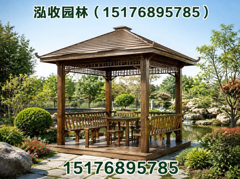 吴忠京津冀防腐木工程展示图